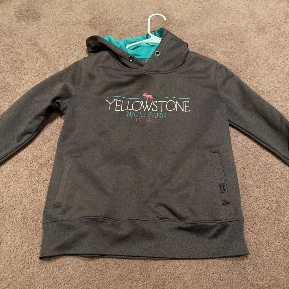 Gray sweatshirt